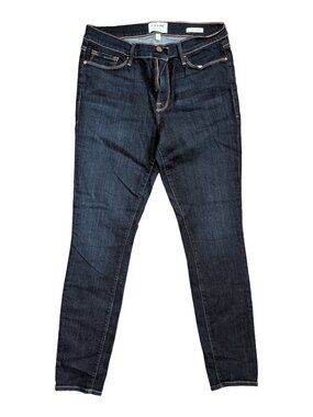 Frame Le Skinny de Jeanne Queens Way Dark Wash Skinny Jeans 32